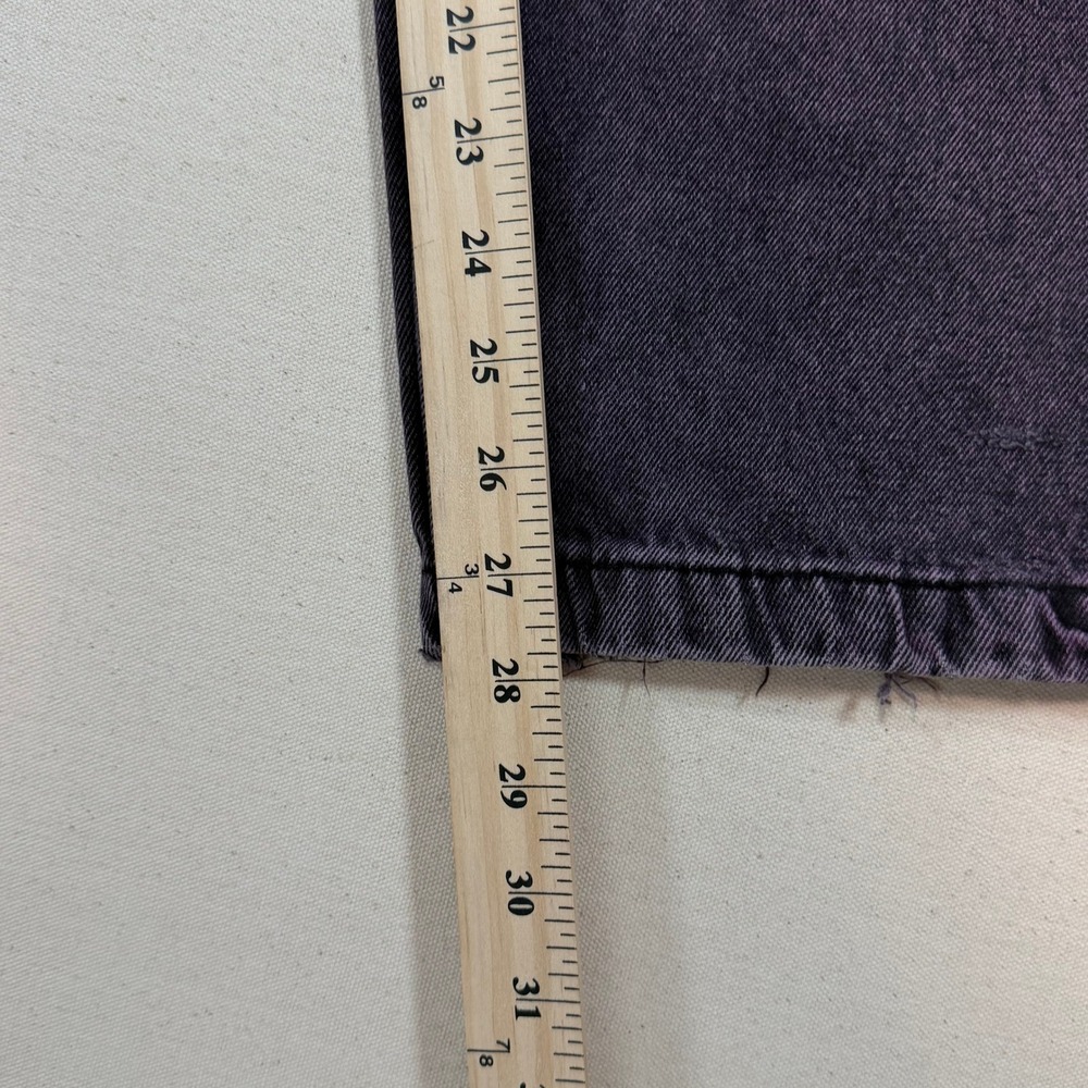 Polar Skate Co Big Boy Jeans Purple Black Baggy Fit Denim Size 32x28 Small - Picture 7 of 14